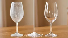 Ce qui redonnera de la transparence aux verres à vin : une astuce à base de vapeur et de sel